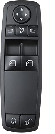 GEEANDLY Interruttori a pulsante per auto Pulsantiera Finestra A1698206510 Compatibile con Classe A W169 A160 A180 Classe B W245