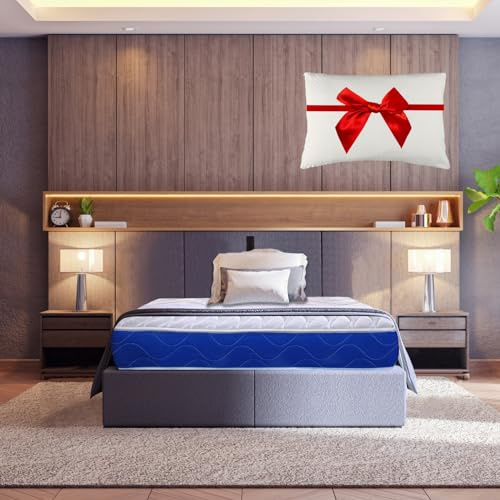 vimavì Materasso una Piazza e Mezza Molle Insacchettate 120x190 - Alto 22/23 cm – Ortopedico - Cuscino Omaggio - Traspirante e Anallergico - Antimuffa Antiacaro Ergonomico - Made in Italy - VEGA