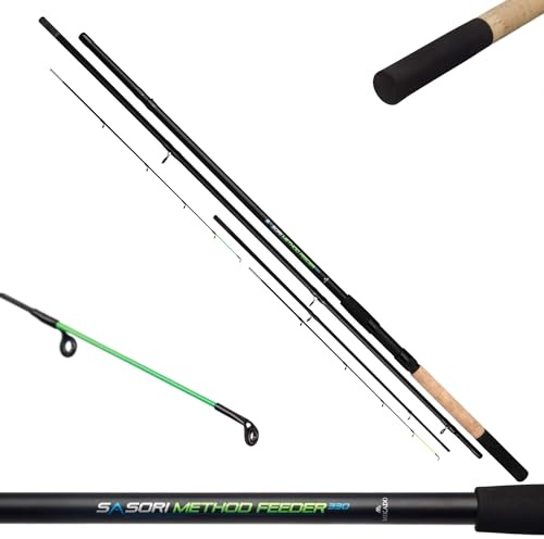 MIKADO Sasori Method Feeder - Caña de pescar (3,30 m, 279 g/Wg.< 80 g)