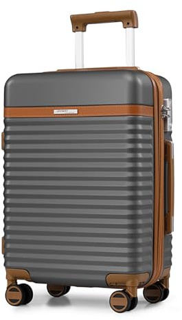 Joyway Maleta de Viaje, Ultraligeras Trolley Cabina Mediana 20 Pulgadas, Expandible Rígidas Duradero con 4 Ruedas-Giratorias 360° y Cerradura TSA