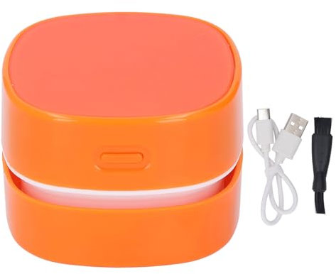 Aspiradora de Escritorio Mini Barredora de Polvo para la Computadora Portátil y Mesa con Diseño Rotativo para una Fácil Limpieza