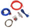 Car 10GA Power Amplifier Cable Kit, Car Audio Cable Subwoofer Cable Replacement Car Speaker Wire Kit Car Subwoofer Cable Kit Zinc Alloy Wire Set Kit for Car Accessories