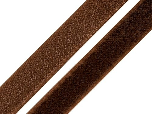5 meter kardborrband för sömnad, kardborreband, band (brun, 50 mm bred – 5 meter)