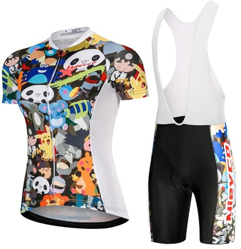 Conjunto Ciclismo Mujer Verano Ropa Bici MTB Manga Corta Maillot Ciclista