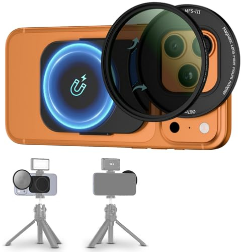 67mm Phone Lens Filter Adapter Mount + CPL Filter with 1/4-20 & Cold Shoe