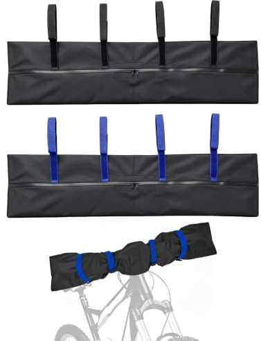 Wxeadu 2 Pièces Housse de Guidon Ebike, Housse de Protection de Guidon Ebike, Protection Guidon Vélo Électrique, Housses de Guidon Vélo Universelle , Imperméable à l'humidité et à la Poussière