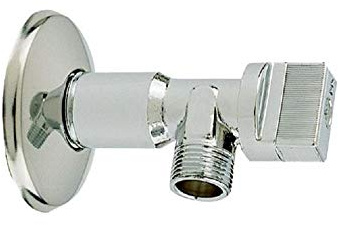 S&M 160080 Llave escuadra cromada 1/2 x 3/8
