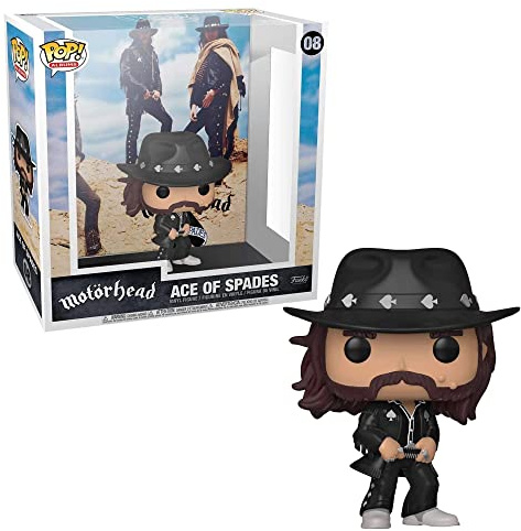 Funko POP! Albums: Motorhead - Lemmy Kilmister - Ace Of Spades - Lemmy Motorhead - Collectable Vinyl Figure - Gift Idea - Official Merchandise - Toys for Kids & Adults - Music Fans