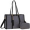 LOVEVOOK Notebook Tasche 15.6 Zoll Handtasche Damen Groß Tote Bag Women Canvas Shopper Shoulder Crossbody Bag Elegante Schultertasche Aktentasche Arbeitstasche Lehrertasche für Büro Business Reise