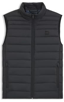 BOSS Mens Odeno Stylish Gilet Sleeveless Black XL