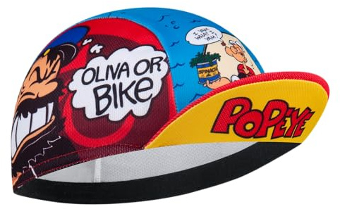 Cappellino Ciclismo Uomo in Poliestere - Berretto Sottocasco Traspirante con Protezione UV e Fascia Assorbente, Copricapo Sportivo per Bici da Corsa, Mountain Bike e Attività Outdoor(Unisex)