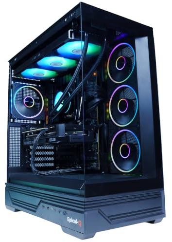 Epical-Q Ordenador sobremesa Gaming Quixtar AMD Ryzen 7 5700X, 32GB, 1TB SSD NVME, RTX 5060Ti 8GB + Windows 11 Pro