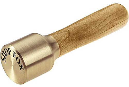 Shop Fox D2809 8-Ounce Brass Head Mallet