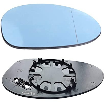 GSRECY Right Side For E82 E90 E91 E92 E46 OEM Door Mirror Glass - Heated (Blue Glass)