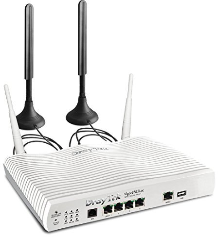 DrayTek Vigor 2862LAC Triple-WAN 802.11ac 5GHz Wireless Router for ADSL, VDSL and Ethernet-based Broadband with built in 3G/4G LTE Mobile connectivity
