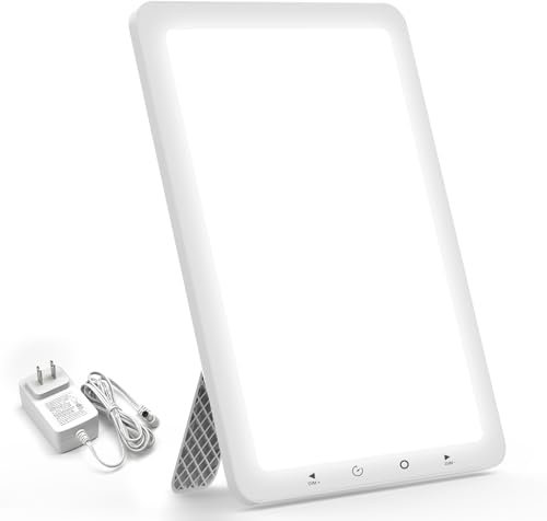 CT CAPETRONIX SAD Lampe, Tageslichtlampe mit Timerfunktion 10000 Lux Kompaktes Design Sonnenlichtlampe, Traurige Lichttherapielampe mit Memory-Funktion für Büro/Schreibtisch/Zuhause/Schlaf