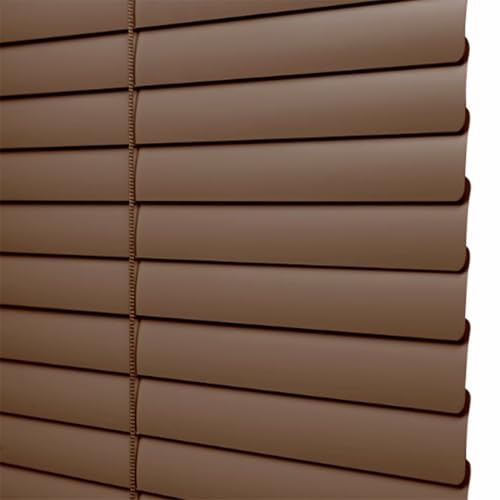 Mattes Braun Aluminium Jalousie Verdunkelungsrollo Fensterrollo Rollo Seitenzugrollo Plissee Schalusie Fenster Jalousien Sonnenschutzrollos Für Haus/küche/büro,Individuell Gestaltbar (55×130cm)
