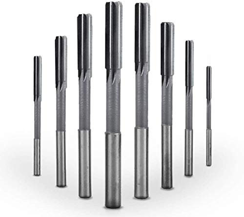 Alésoir de fraisage Alésoir de fraisage inclus 10pcs HSS H7 Alésoir à cannelures droites Coupeur de machine 3/4/5/6/7/8/9/10/11 / 12mm