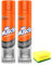 Mr Muscle Oven Cleaner Spray (2X 300 ML)- Oven BBQ Cleaner Degreaser- for Tough Grease, Grime With Degreaser Sponge (Pack of 2)