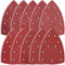 KONGMING Mouse Sander Pads 11 Hole 100 Pcs Sanding Pads Hook And Loop Grit 40 60 80 100 120 180 240 320 400 600 for Multi Electric Sander