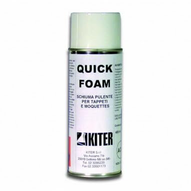 Kiter Quick Foam Schiuma Pulente per Tappeti e Moquette, 400 ml