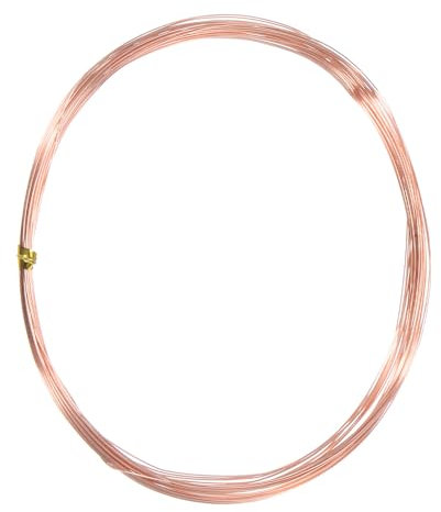 M METERXITY 99,9% Weiche Kupferdraht, 28 Gauge 33FT Reiner Kupferdraht für DIY Basteln/Schmuckherstellung/Gartenpflanzen/Perlen, Basteldraht [0,3 mm, 10M]