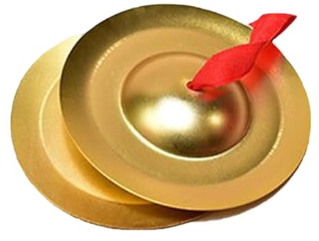 ＡＷＨＡＯ 1 Par de Platillos de Mano, Instrumento Musical para Niños, Adultos Y Profesionales, Platillos de para Fiestas, Grande