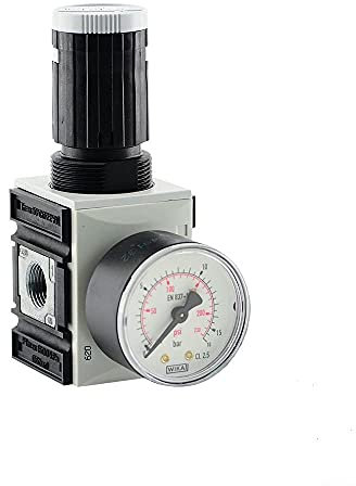 Druckregler Futura-Baureihe 1, bis 2700 l/min Druckminderer Druckluftregler (Standard/G 1/4 / 0,2-4 bar)