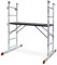 Leitergerüst, Arbeitshöhe bis 3 m, Plattform BxL 1200 x 410 mm, Tragkraft 135 kg