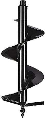 YesHom 12 Earth Auger Drill Bit for Planting - 31-1/2 Extra Length Digging Tools Compatible with Post Hole Digger for Patio Umbrella Garden Fence Farm Projects