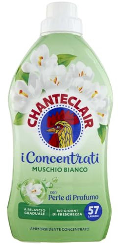 Chanteclair, Ammorbidente I Concentrati, 50 Lavaggi, Muschio Bianco, 1 l