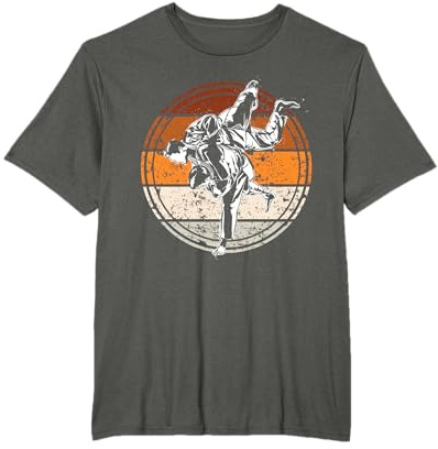 Judoiste Retro Art Martial Sparring Sport De Combat Judo T-Shirt