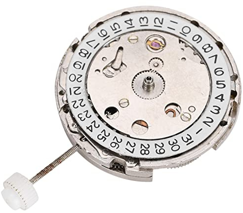 KIMISS Mouvement de Montre 2813, Remplacement Mécanique Dg2813 Mouvement Orologio Nh35 Montre Mouvements Automatiques Pièce de Rechange Blanc