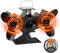 Hanaoyo Stove Fan, Newly Log Burner Fan with Twin Motors, Double Heat Powered Fireplace Fan, Silent Efficient Heat Circulation, Wood Burning Stove Fan for Fireplace/Wood Stove/Log Burner