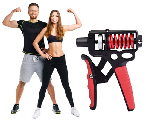 Handgreppsträning, justerbar grepptränare, greppstyrka tränare justerbart motstånd, justerbart motstånd 5–165 kg, greppstyrketräning, handtränare, fingertränare, för styrketräning
