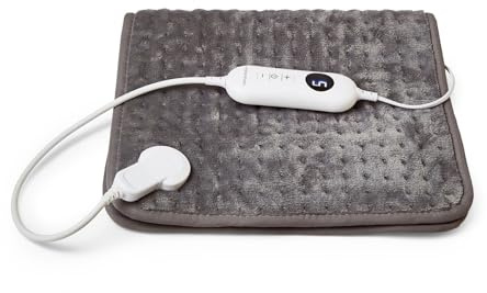 Morphy Richards EverCosy Electric Heat Pad, 60x35cm, 6 Heat Settings, Auto Shut-Off, BEAB Approved, 1p-hr Cost, Machine Washable, Travel-Friendly, Pain Relief, Back-Neck-Shoulder, 690001