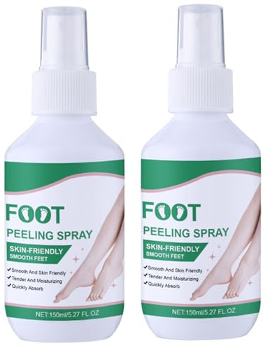 2 st fotsprayer mjuk och slät omedelbar fotskalningsspray 8,5 dl mjukgörande fötter skalande mask för slät, närande hud | skrubbar