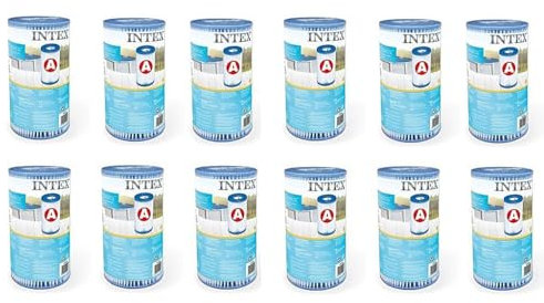 Intex 29000 Filter Cartridge Typ A 12 Stuks voor Zwembad 244/305/366 cm