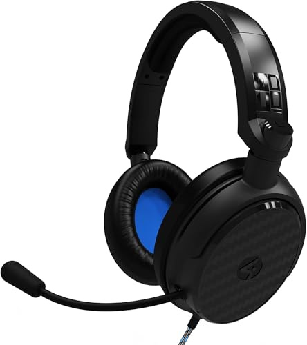 4Gamers C6-100 Gaming Headset Blue, Multi-Format Compatible