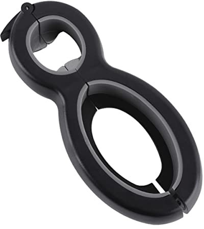 RETENA Abrelatas Manual multifunción, abridor de Tapa Universal 6 en 1, sacacorchos sin Esfuerzo, abridor ergonómico de Tarro/Botella/Lata