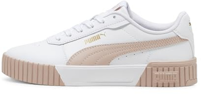 PUMA Damen Carina 2.0 Turnschuhe, Puma White Rose Quartz Puma Gold, 39 EU