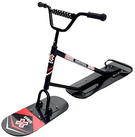 pedenencelia Trineo De Nieve/Scooter Todoterreno 2026: Dirección De 360°, Doble Aspa, Capacidad De 150 Kg, Estructura De Aluminio Y Plataforma De Arce De 5 Capas, Fácil De Usar para Adultos A
