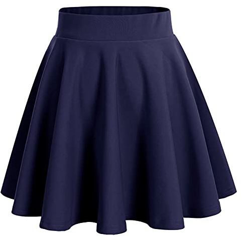 Bridesmay Donna Gonna Vita Alta Casual Solida Colore Mini Gonna
