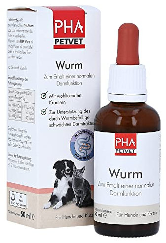 PHA Wurm Tropfen f.Hunde/Katzen,50ml