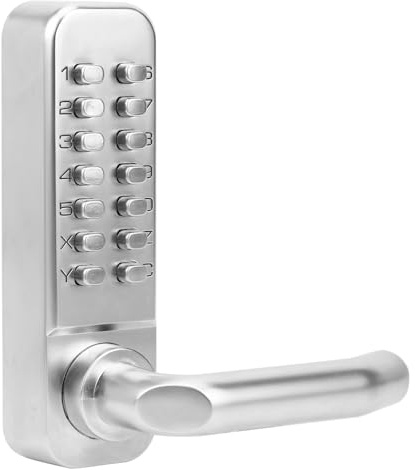 Serrature con Combinazione Serratura Porta Pulsantiera Tastiera a Codice Digitale Serratura Porta d'ingresso Senza Chiave Serratura in Lega di Zinco di Domestica Maniglia Della Porta Impermeabile