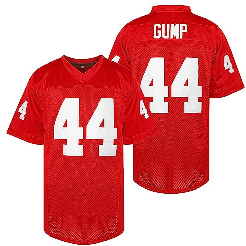 EETUG Football Jersey 44 Red Sports Shirt Stitched Movie Jersey Pullover Casual Men's Clothing S-3XL (3X-Large, 44-Red)