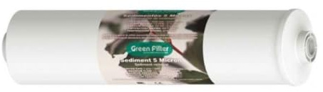 Green Filter fitro in linea 2,5 x 11 - 5 micron contro impurità e sedimenti