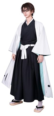 OSIAS Män Anime Aizen Sousuke Cosplay Kostym