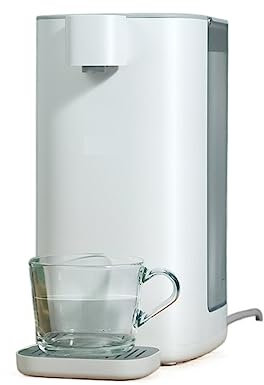 DCDCD Dispensador de Agua Caliente instantáneo de 3 Segundos, Agua de calefacción Inteligente for electrodomésticos de Oficina, 3L de Gran Capacidad, Blanco