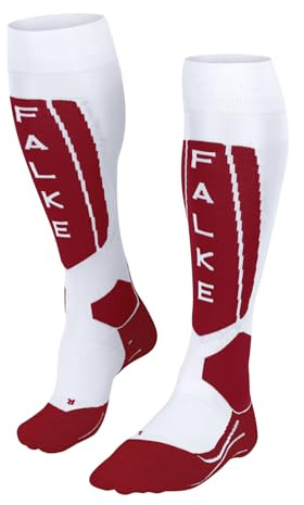 FALKE dam SK5 Skidstrumpor extra lätt dämpning mot blåsor tunne skidstrumpor för tävling andningsaktiv snabbtorkande klimatreglerande lukt-hämmande silke funktionellt garn 1 par